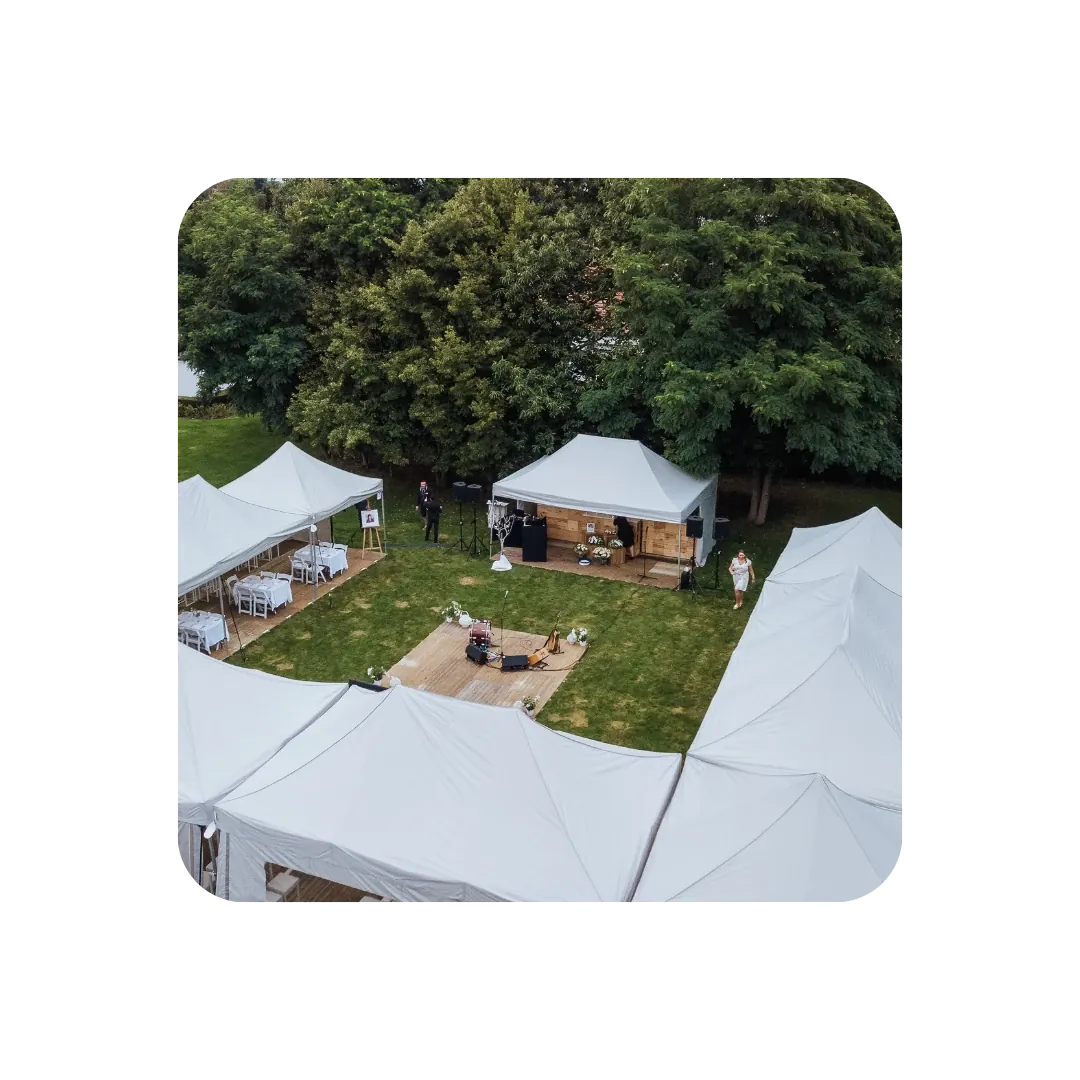 Van leeg terrein tot wow-event