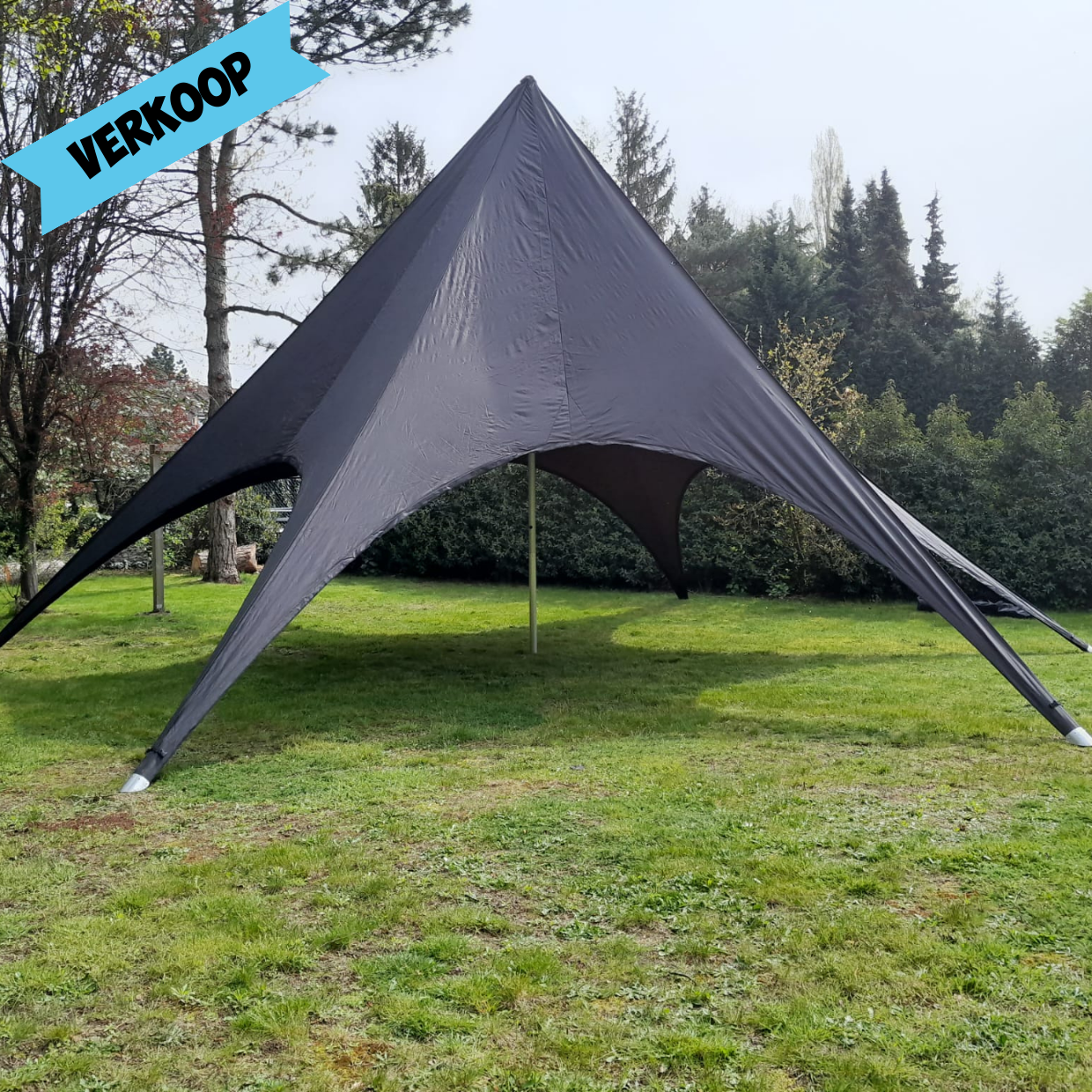 2dehands - Stertent zwart 12m (NIEUWSTAAT)