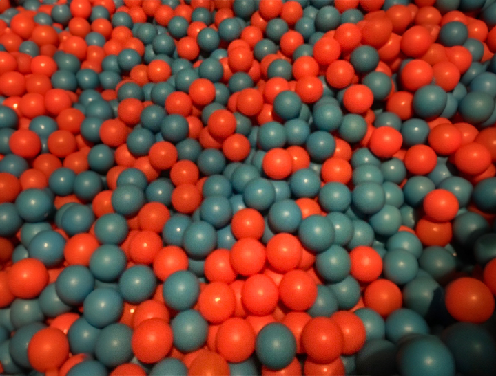 Box 850 ballenbakballen - Oranje-Blauw