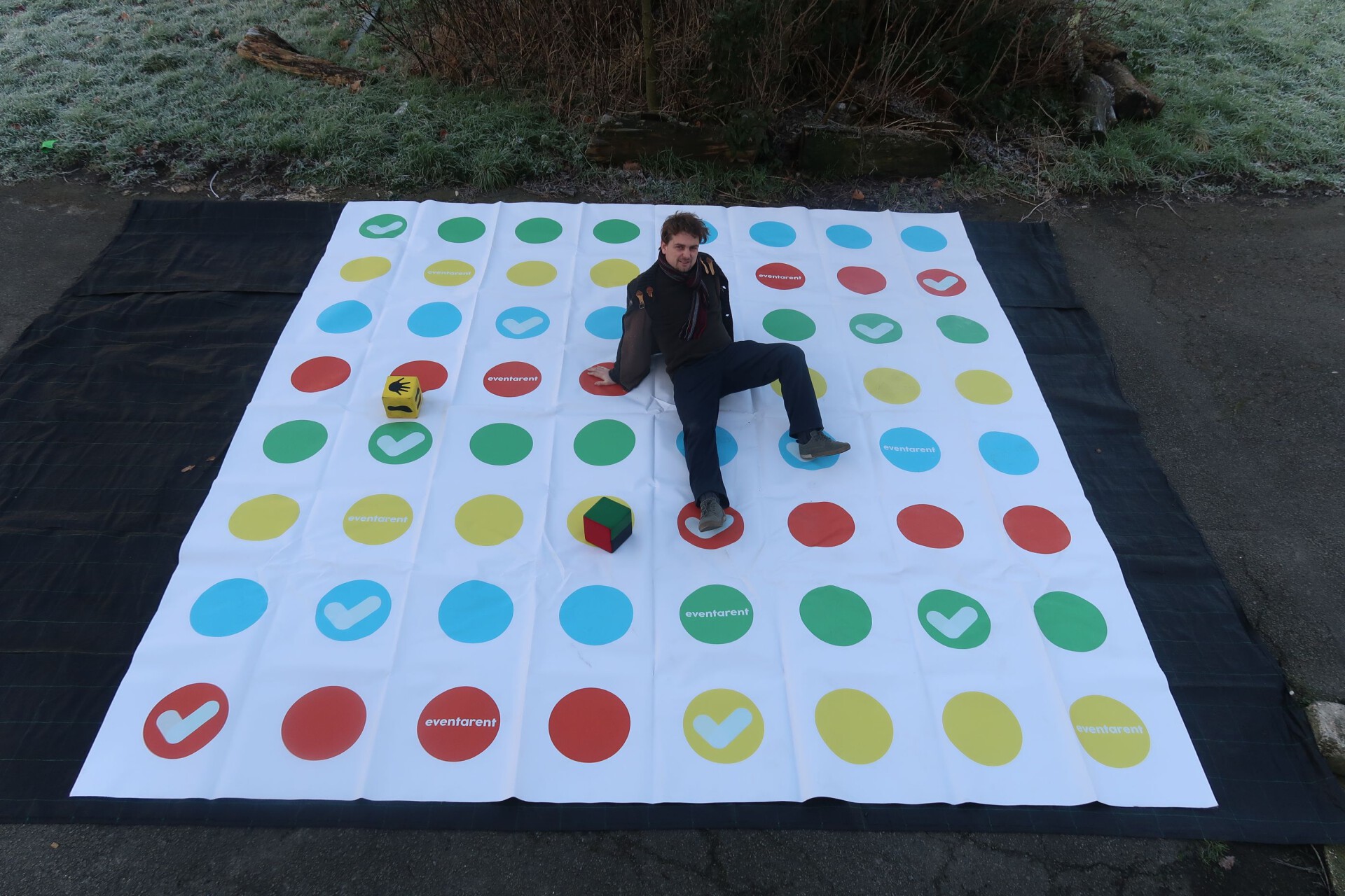 Originele spelen Twister XL feestverhuur