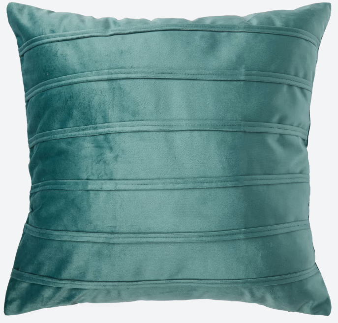 Kussen zacht blauw 45x45