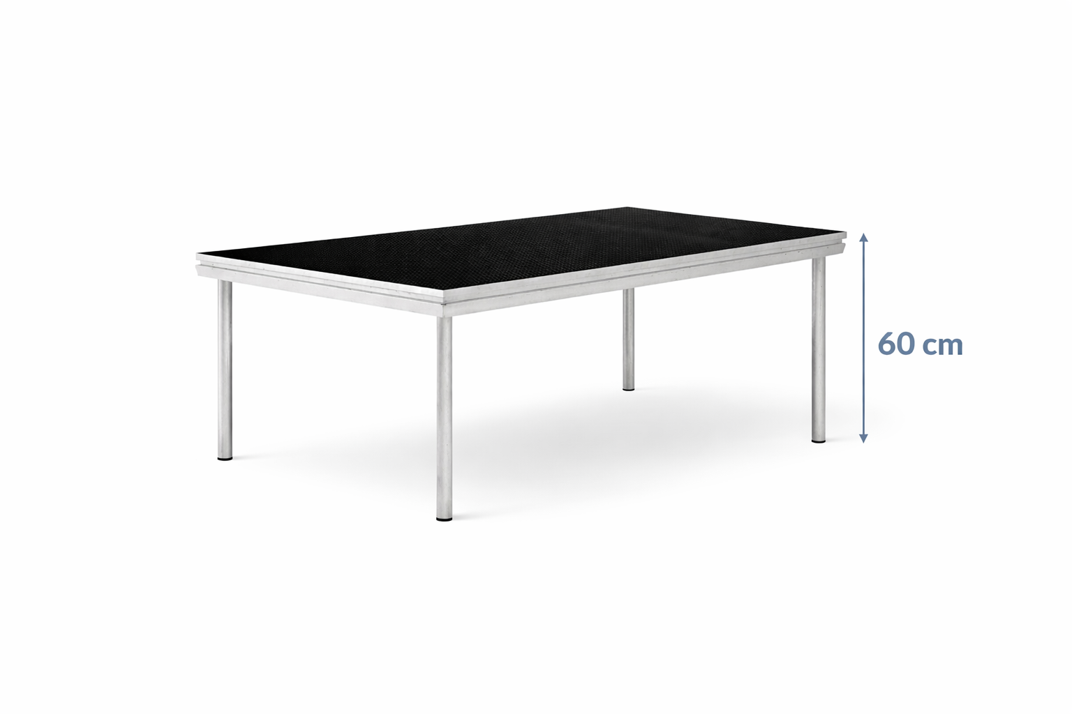 Podiumelement 200x100 + 4 poten 60cm (LxBxH) Hemiksem