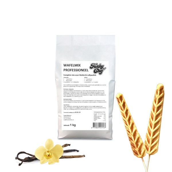 Deegmix Lollywafels 1kg (25 wafels)