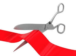 Doorkniplint rood 5m - 5cm breed (excl. schaar)