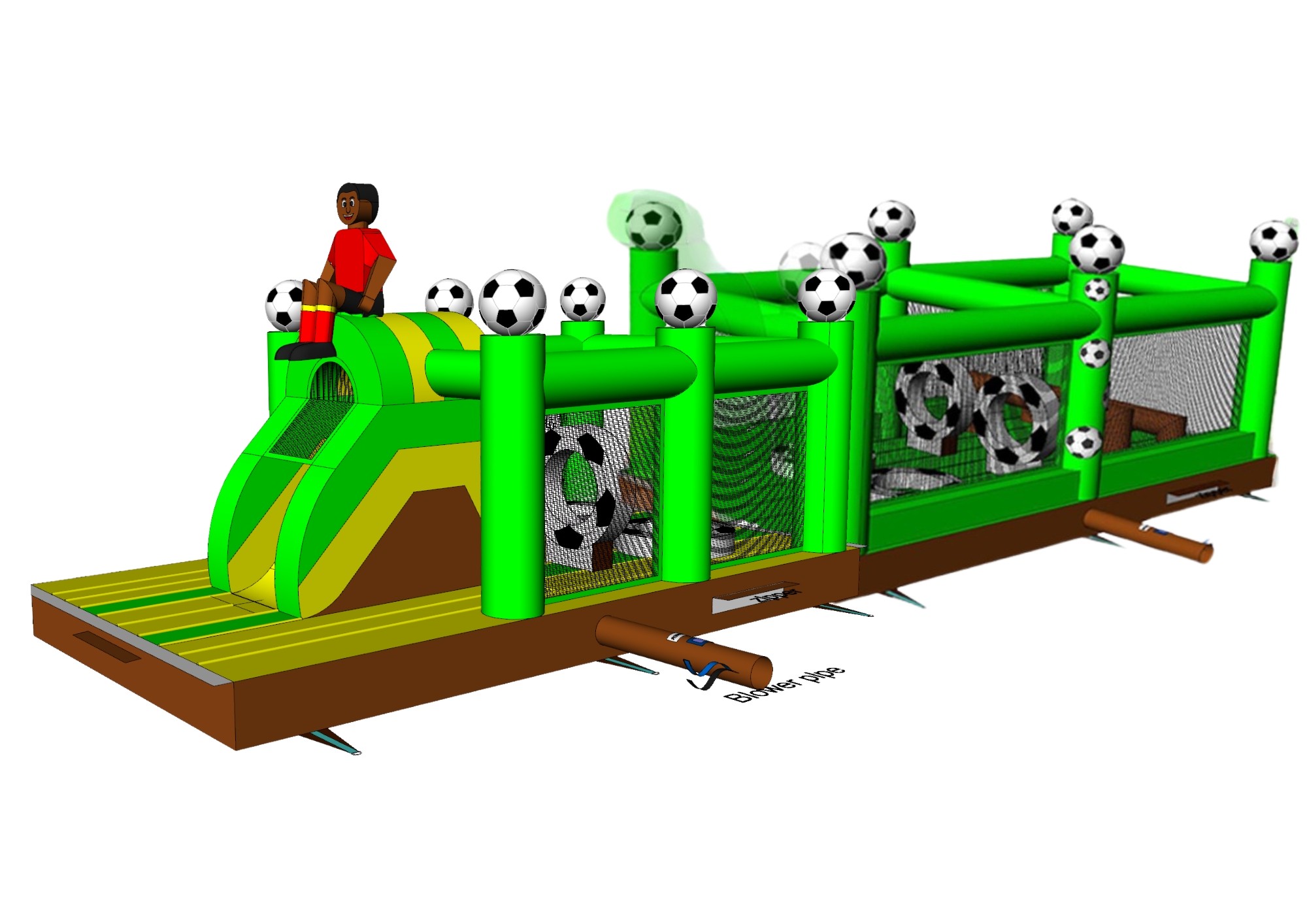 14m Voetbalrun - Type 2