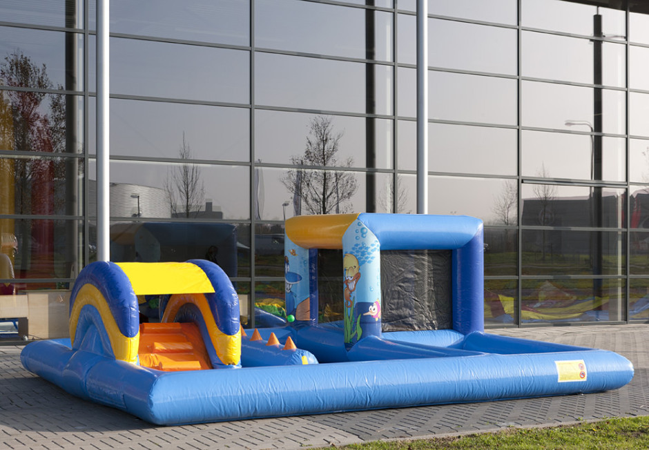 Ballenbad Playzone Seaworld incl. ballen (oranje/blauw)