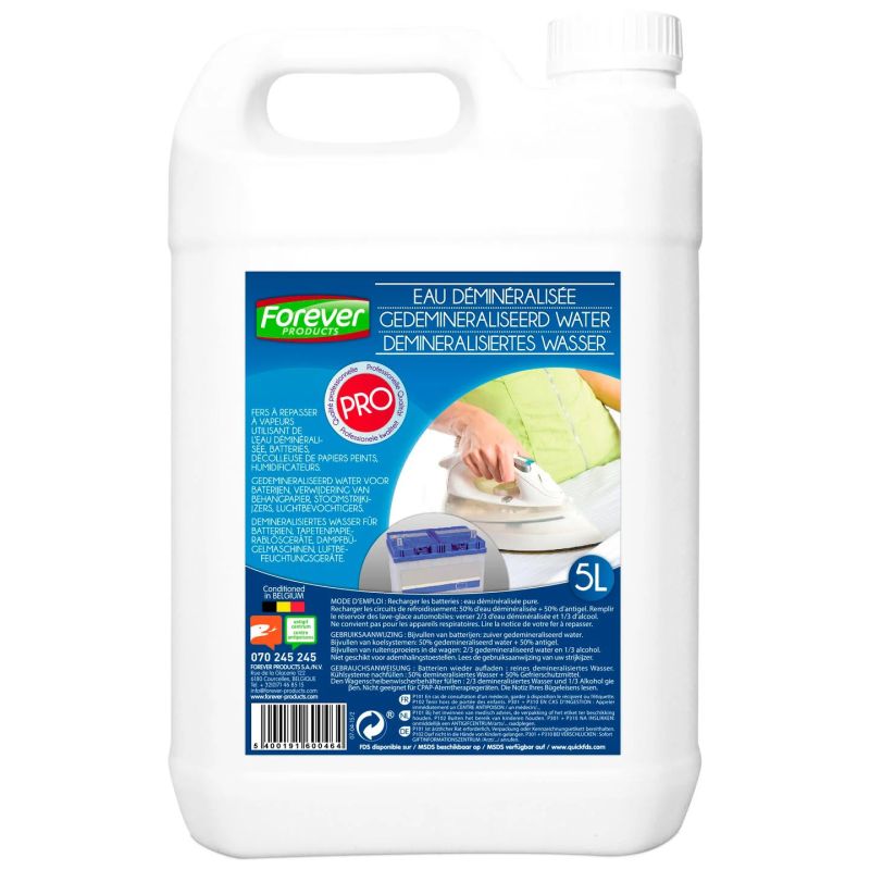 Gedemineraliseerd water 5l