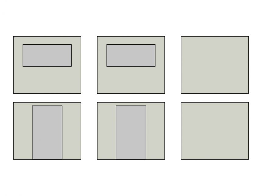 Zijwandenset vouwtent 3x6m grijs
