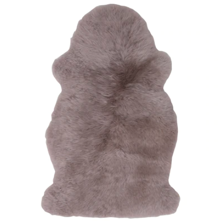 Kussen type vacht grijs lange haren