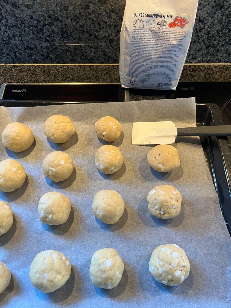 Verkoopset 50 Luikse Wafels (incl. toppings)