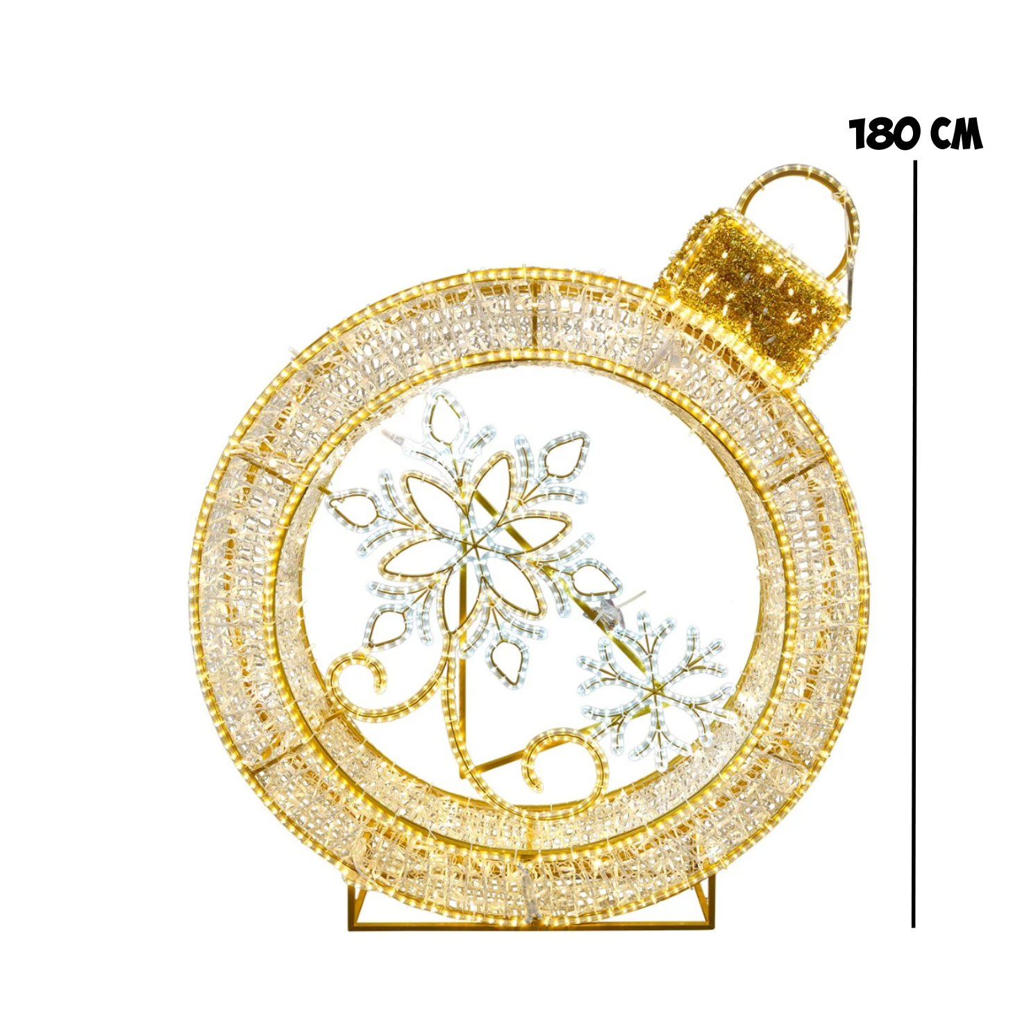 Kerstdeco XL - Christmas Led Ball 156x25x180cm