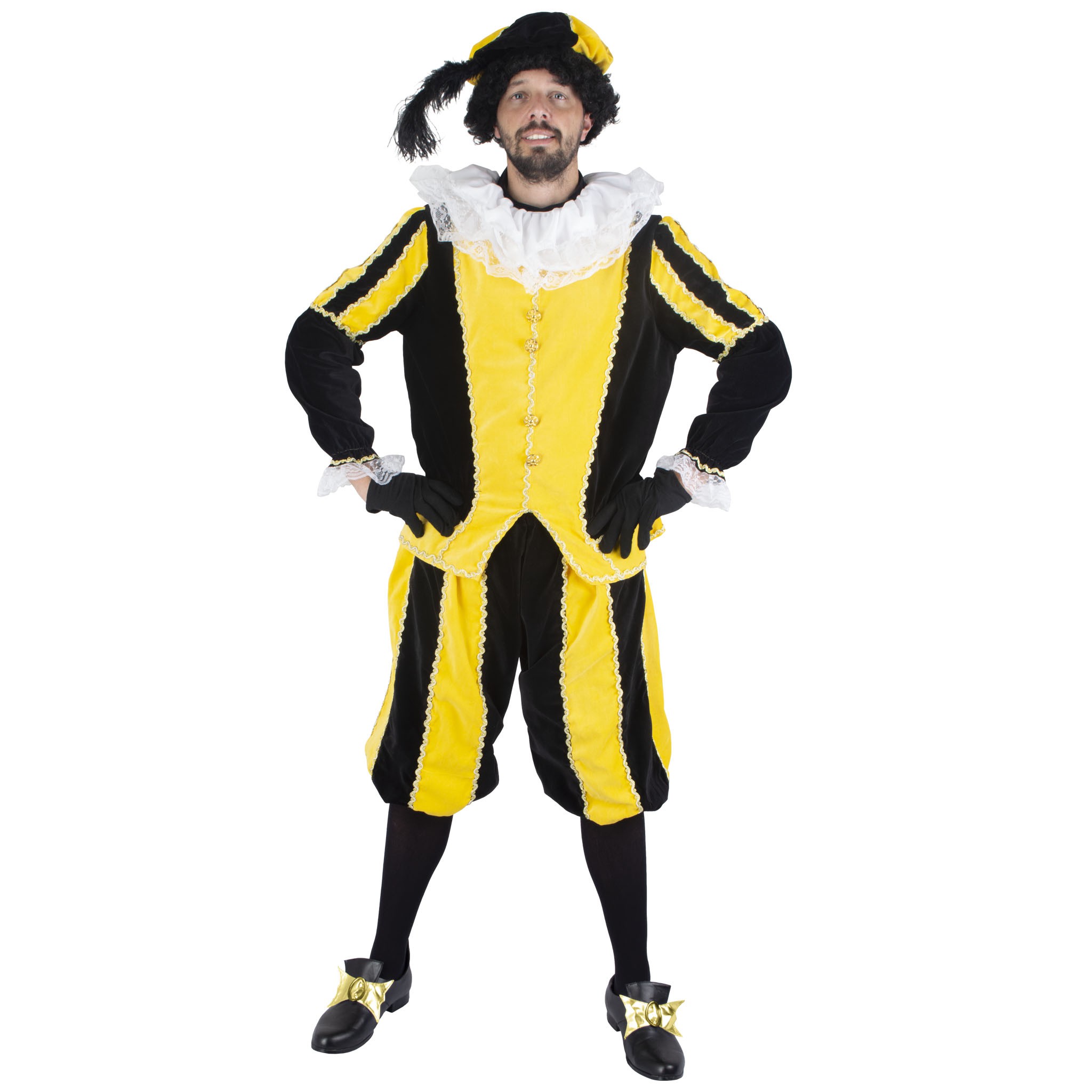 Pietenpak Large Geel-Zwart