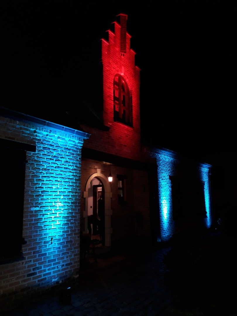 Set 6 led spots (incl. flightcase)