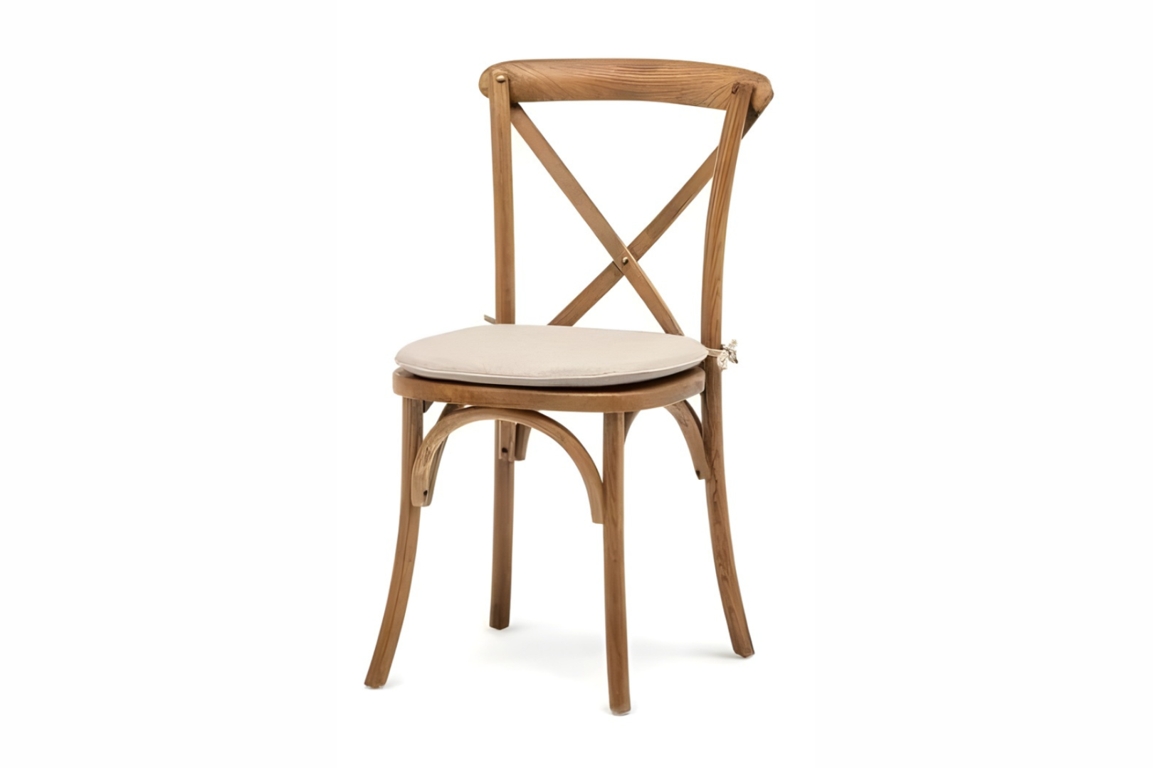 Stoel crossback met zitkussen