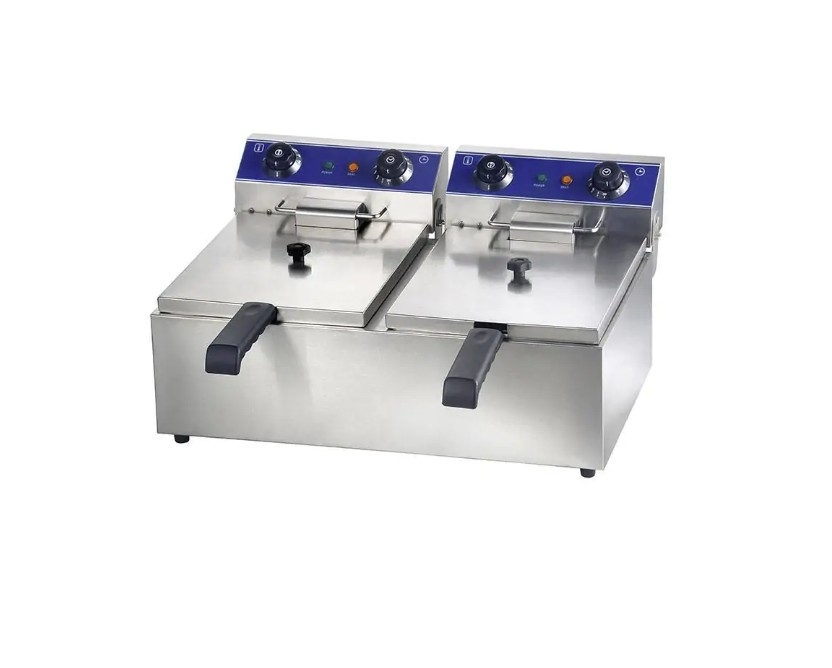 Dubbele Friteuse 2 x 8L (2 x 3500w)